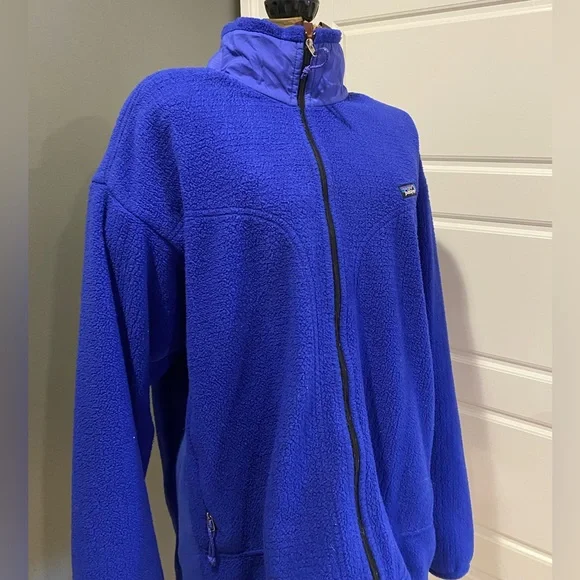 VINTAGE PATAGONIA zip up fleece, polertec, warm everyday jacket - Picture 4 of 11